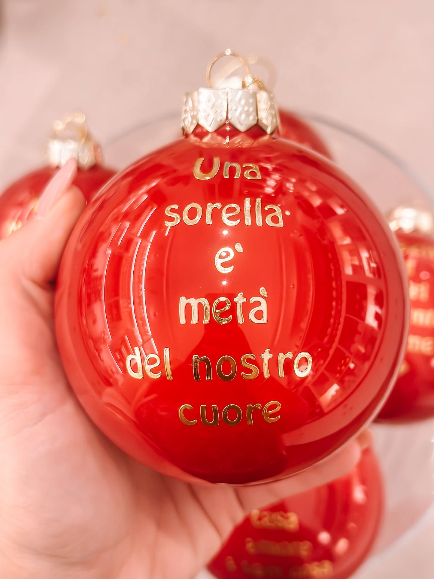 Pallina grande con dedica