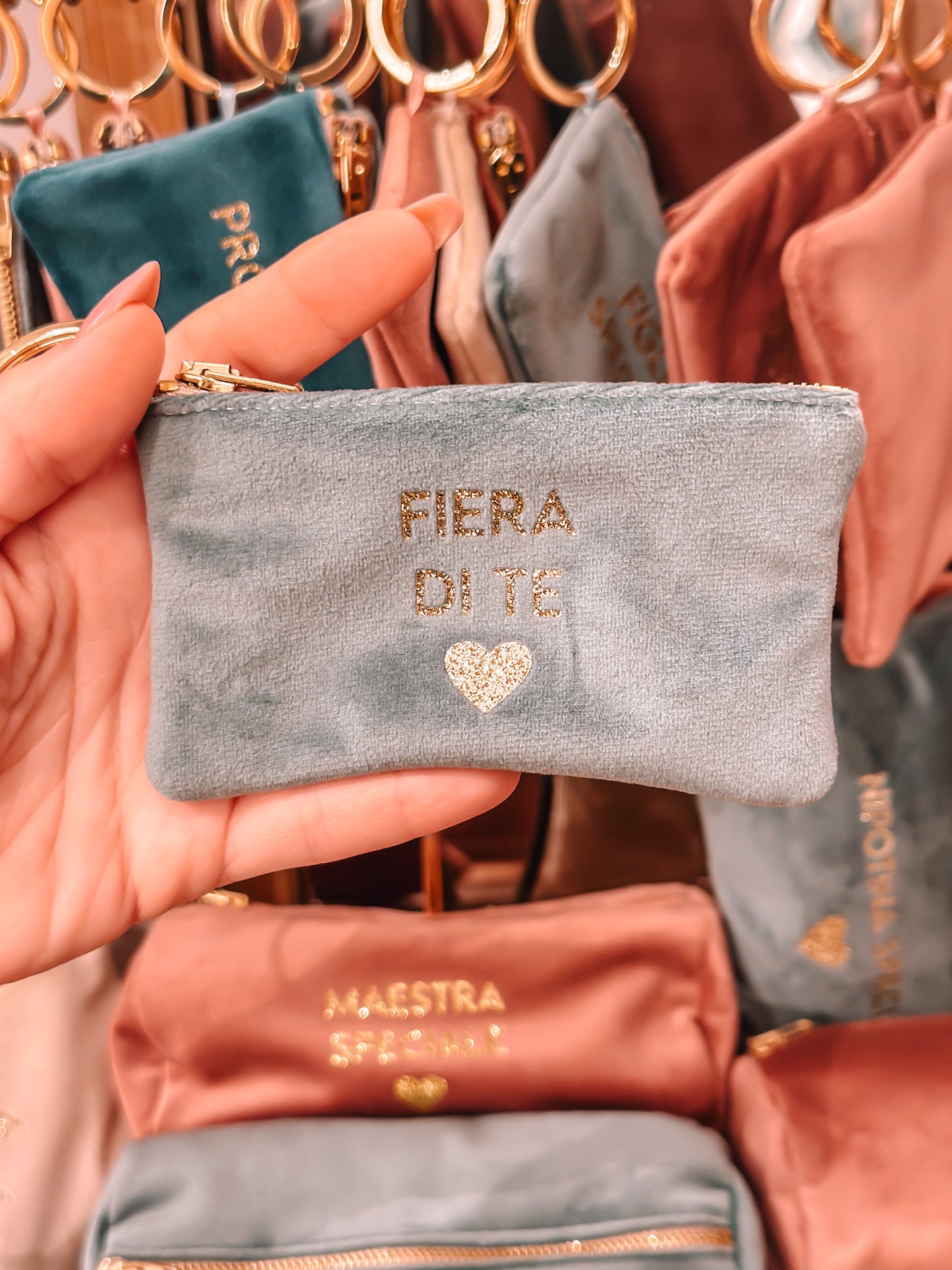 Portamonete con dedica