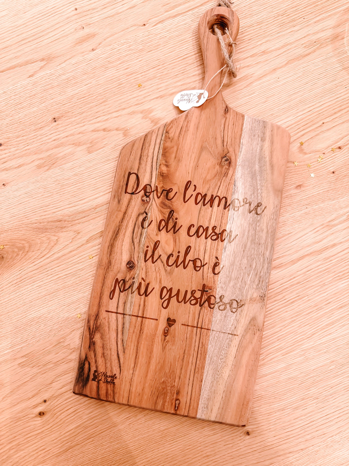 Tagliere "Dove l'amore è di casa il cibo è più gustoso"