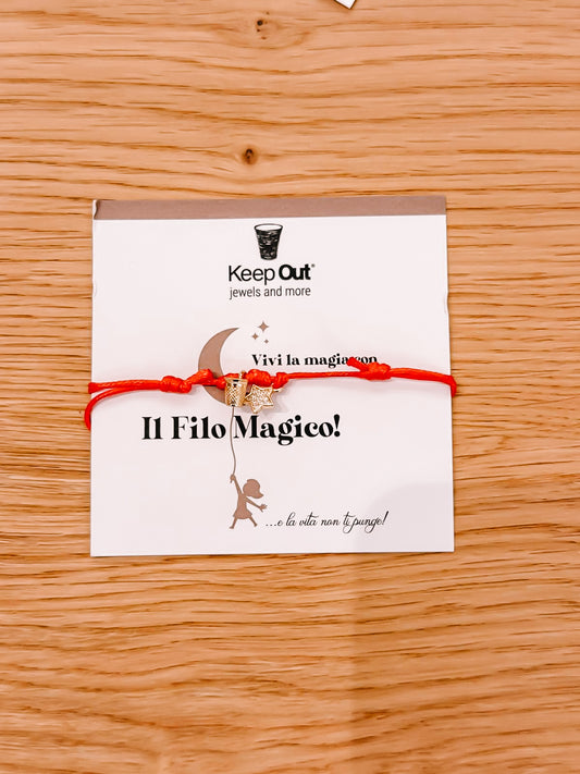 Braccialetto filo magico stella