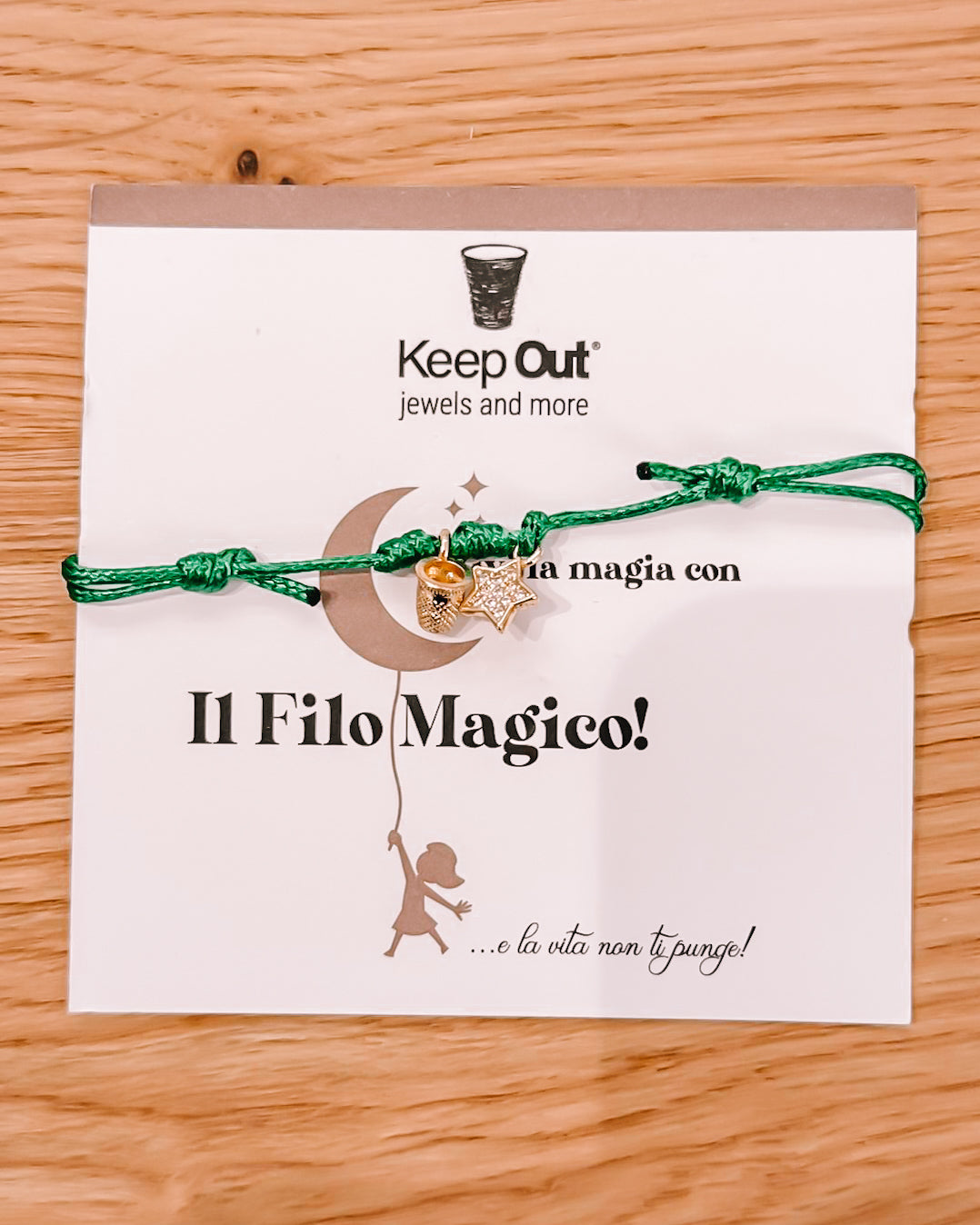 Braccialetto filo magico stella