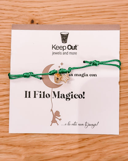 Braccialetto filo magico stella