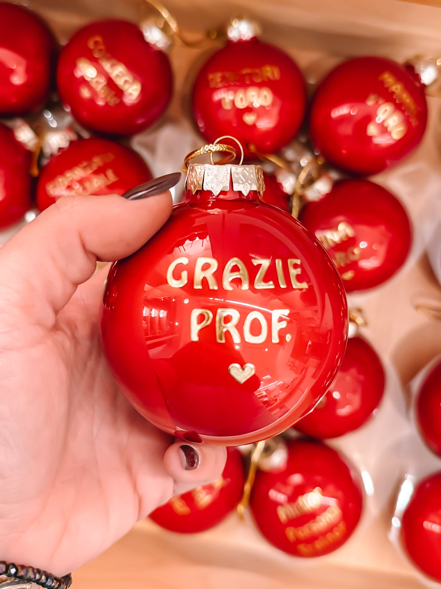 Pallina media con dedica