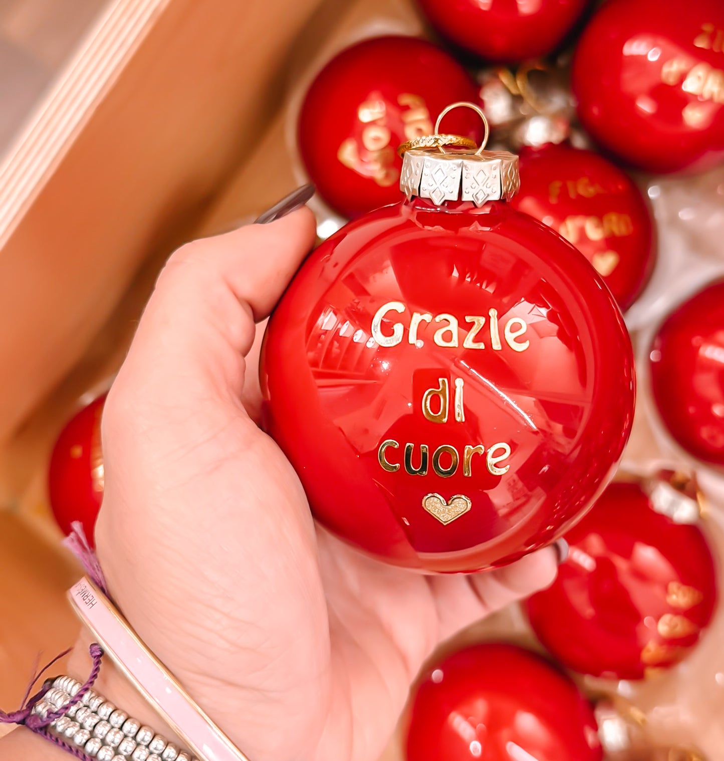 Pallina media con dedica