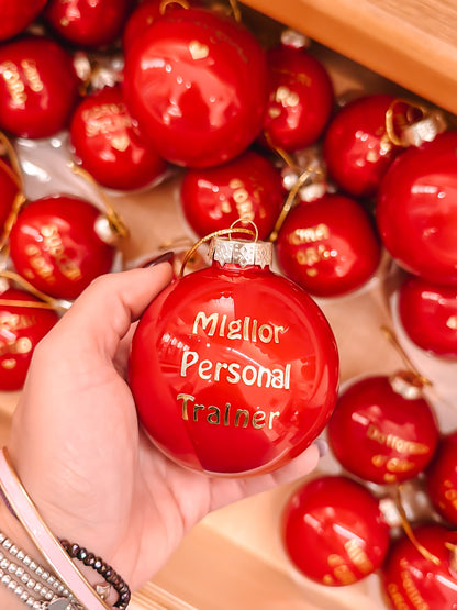 Pallina media con dedica