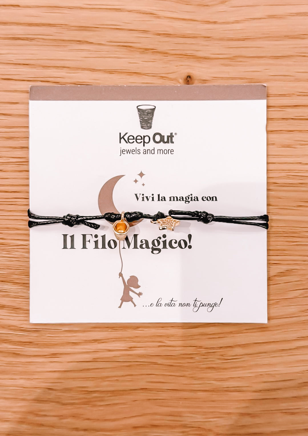 Braccialetto filo magico stella