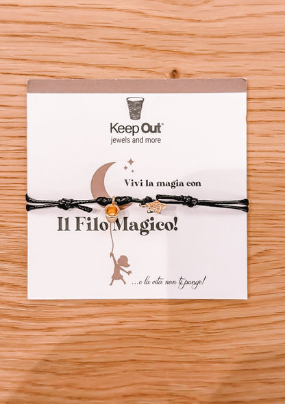 Braccialetto filo magico stella