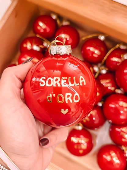 Pallina media con dedica