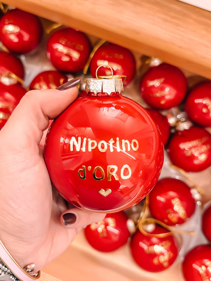 Pallina media con dedica