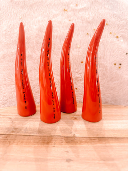 Corno da appoggio con dedica