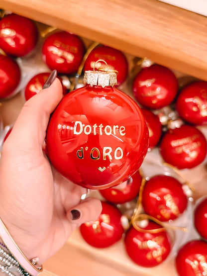 Pallina media con dedica