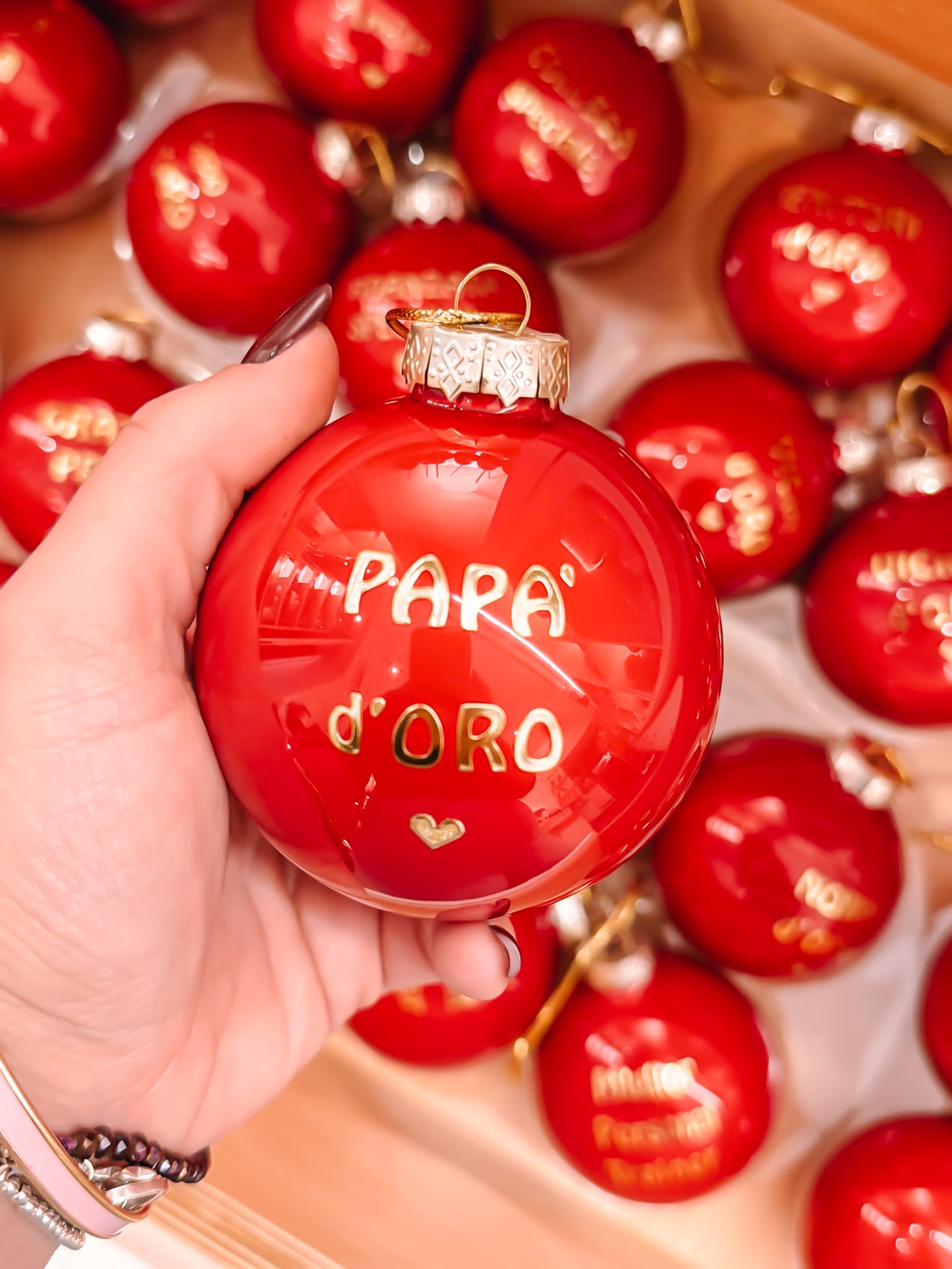 Pallina media con dedica