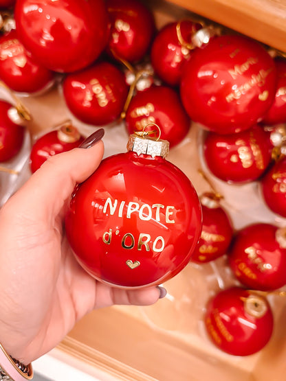 Pallina media con dedica