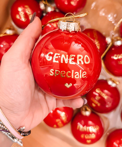 Pallina media con dedica