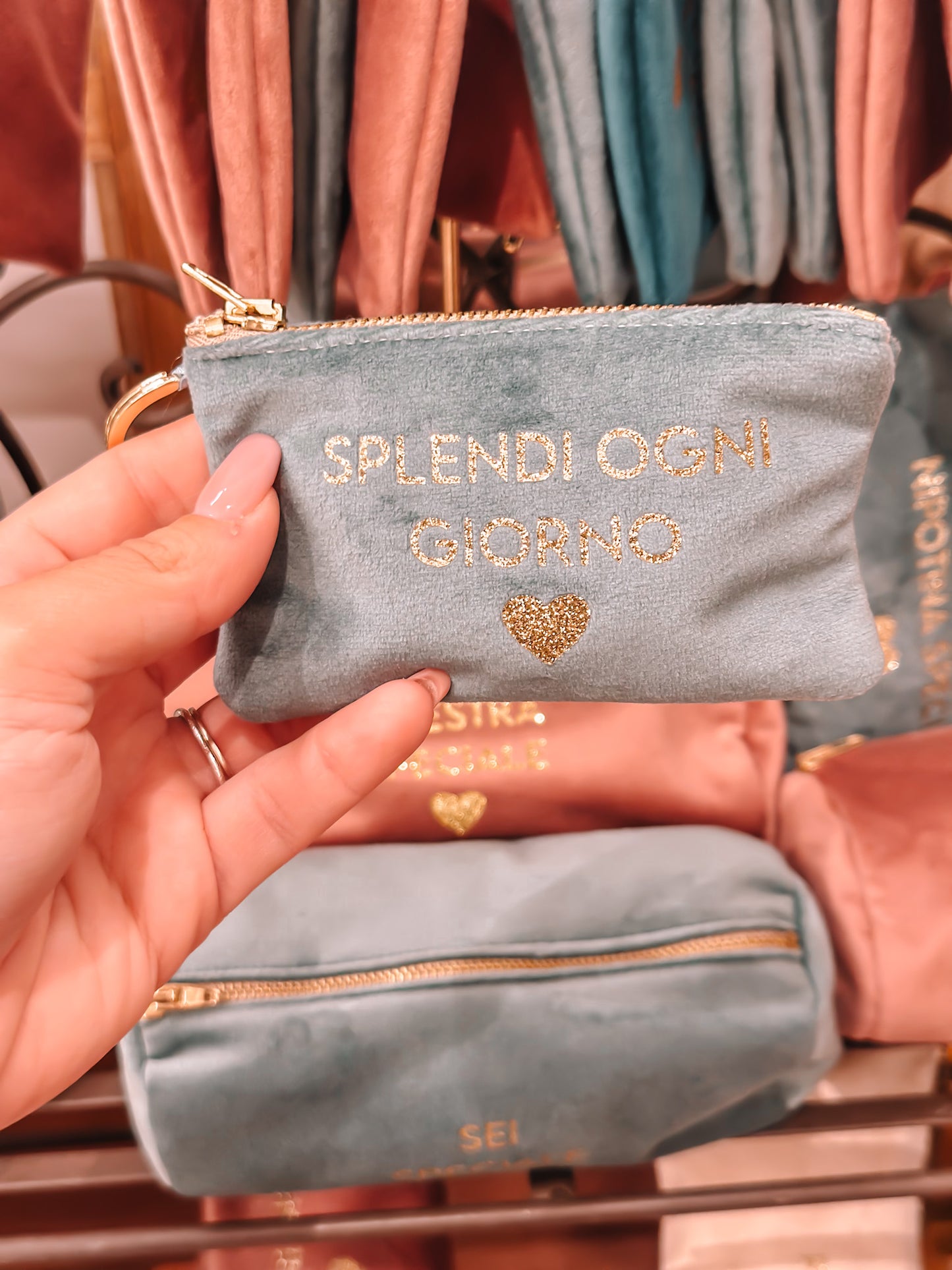 Portamonete con dedica