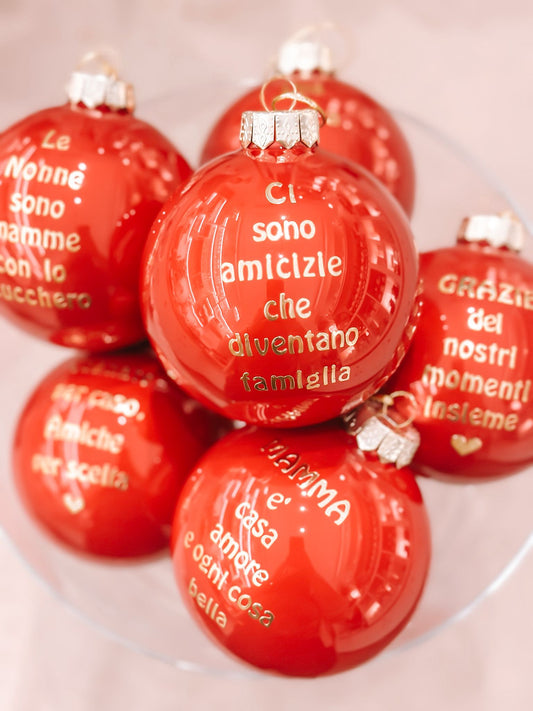 Pallina grande con dedica