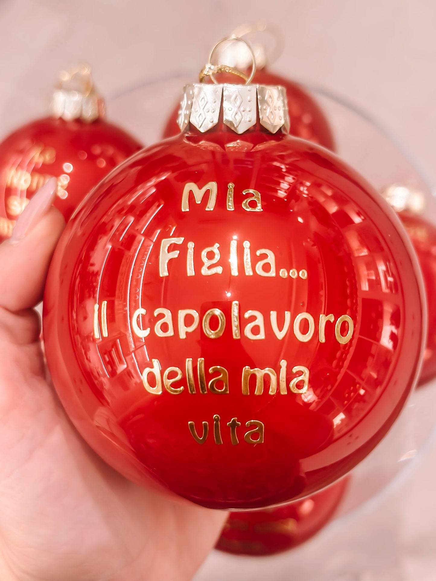 Pallina grande con dedica