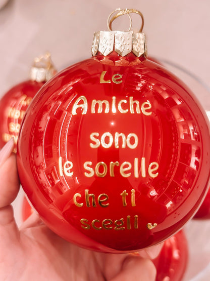 Pallina grande con dedica