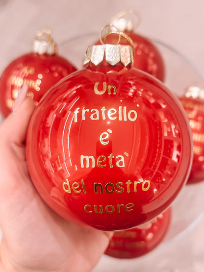 Pallina grande con dedica