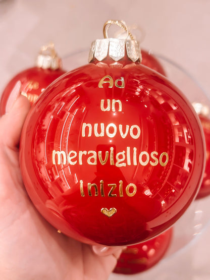 Pallina grande con dedica