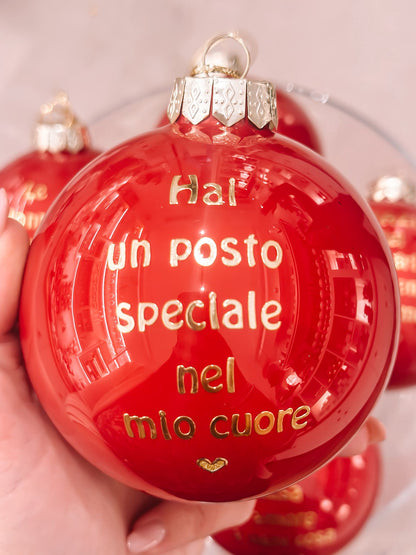 Pallina grande con dedica