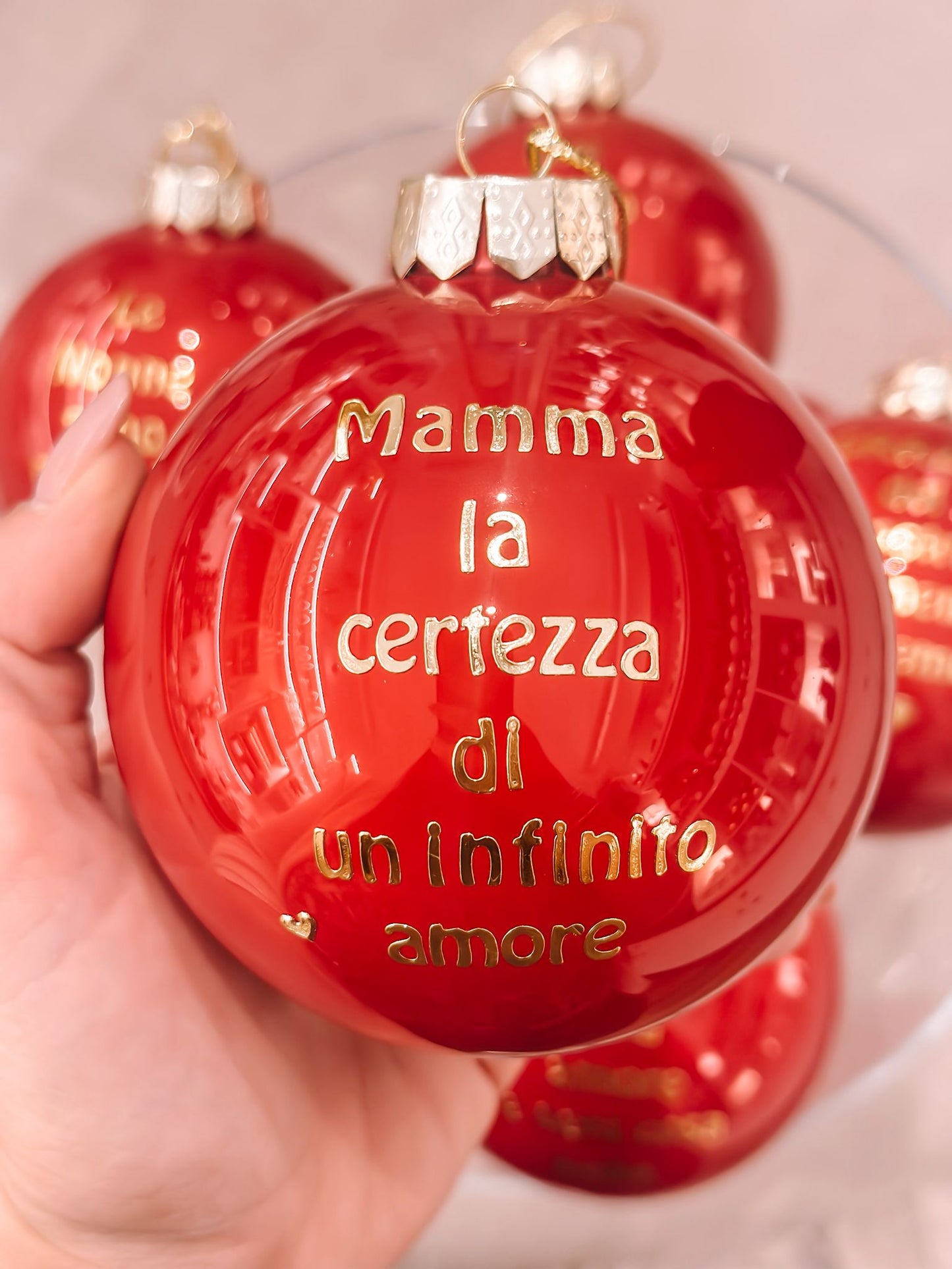 Pallina grande con dedica