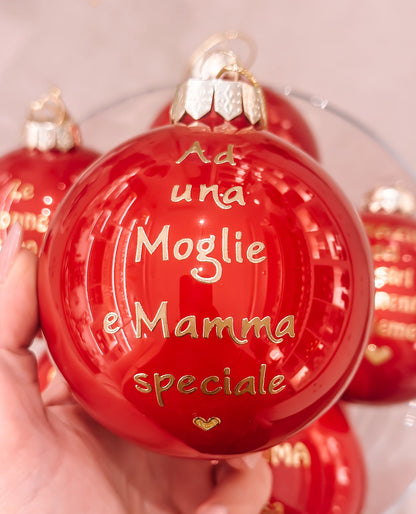 Pallina grande con dedica