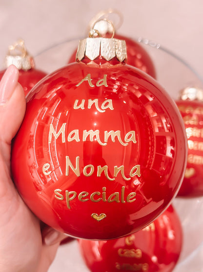 Pallina grande con dedica