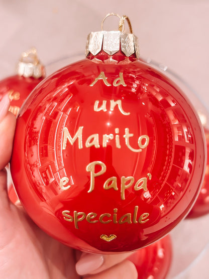 Pallina grande con dedica