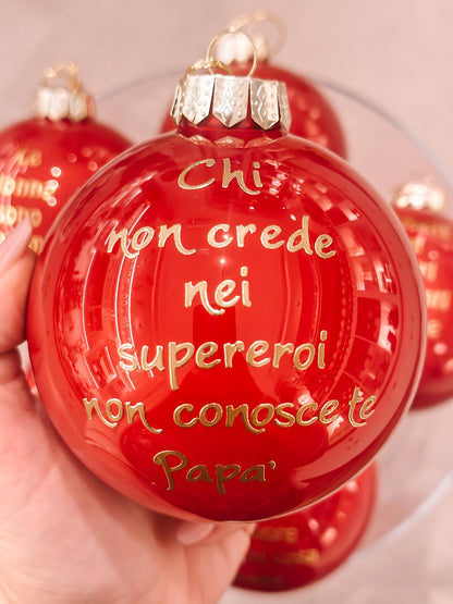 Pallina grande con dedica