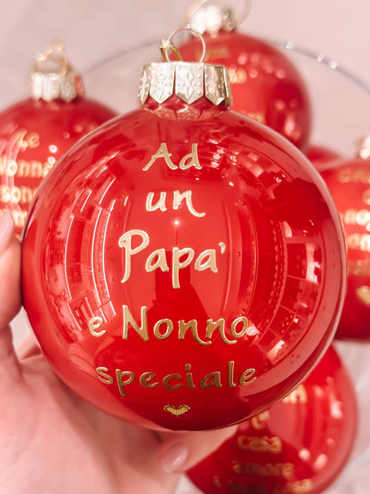 Pallina grande con dedica