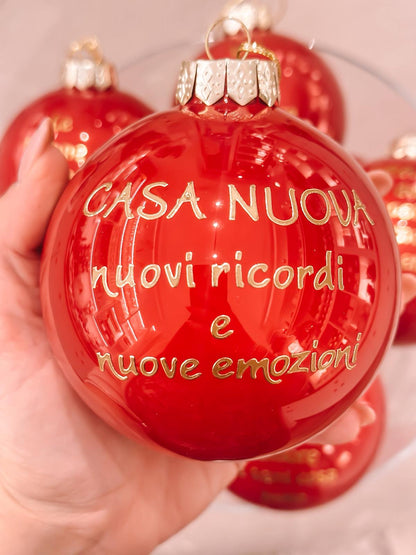 Pallina grande con dedica