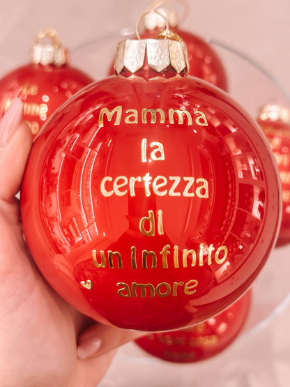 Pallina grande con dedica