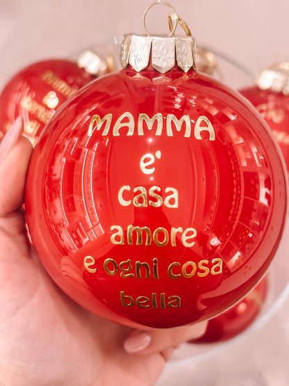 Pallina grande con dedica