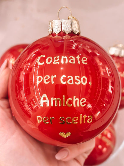 Pallina grande con dedica