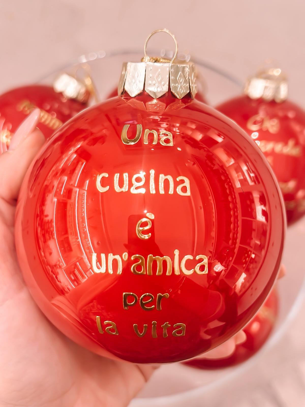 Pallina grande con dedica