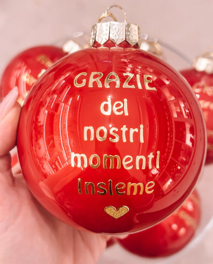 Pallina grande con dedica