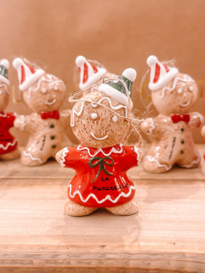 Omino di marzapane con dedica