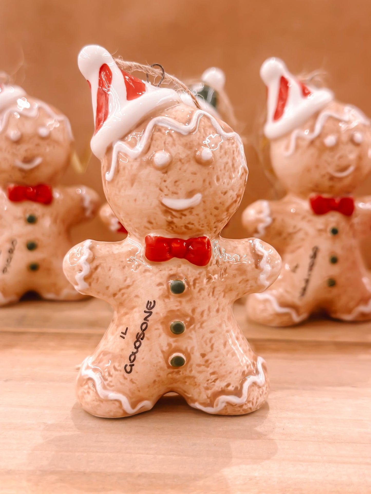 Omino di marzapane con dedica