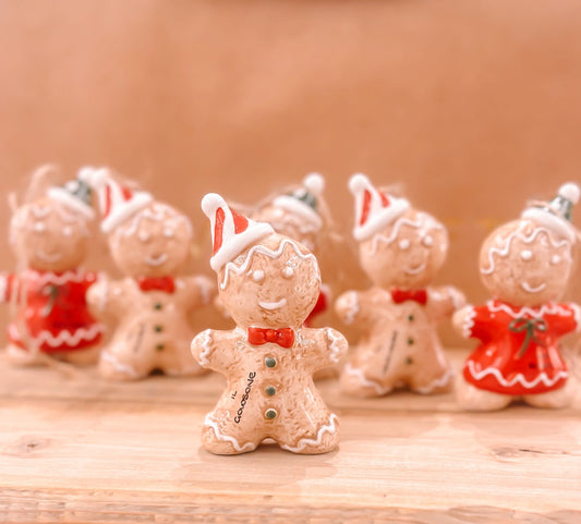 Omino di marzapane con dedica