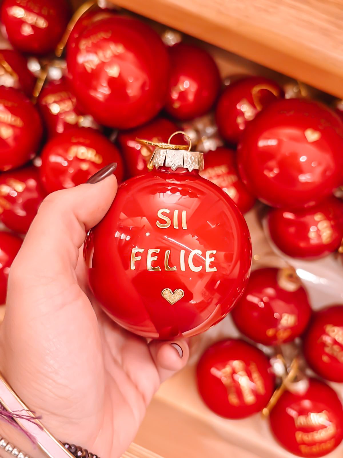 Pallina media con dedica