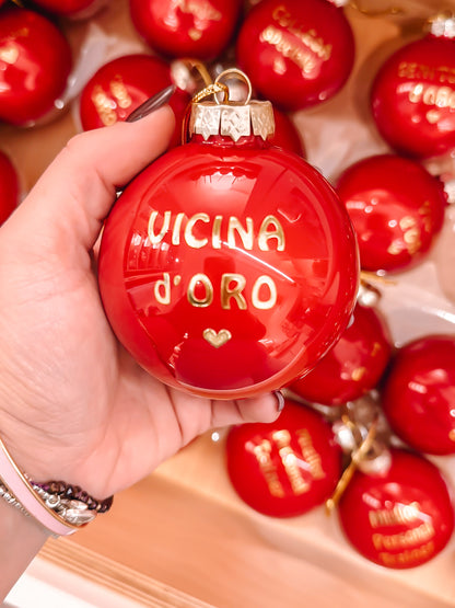 Pallina media con dedica