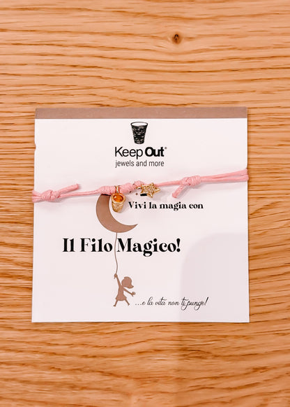 Braccialetto filo magico stella