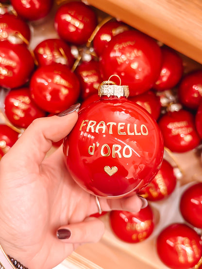 Pallina media con dedica