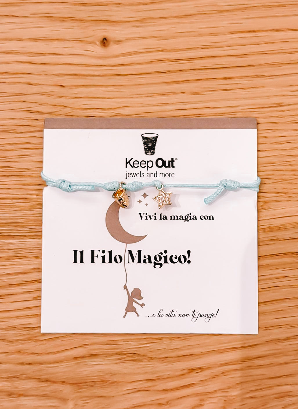 Braccialetto filo magico stella