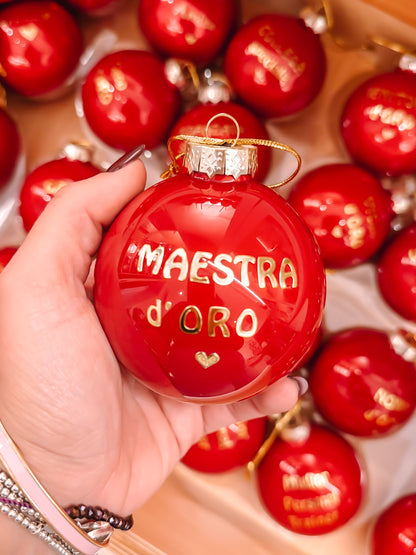 Pallina media con dedica