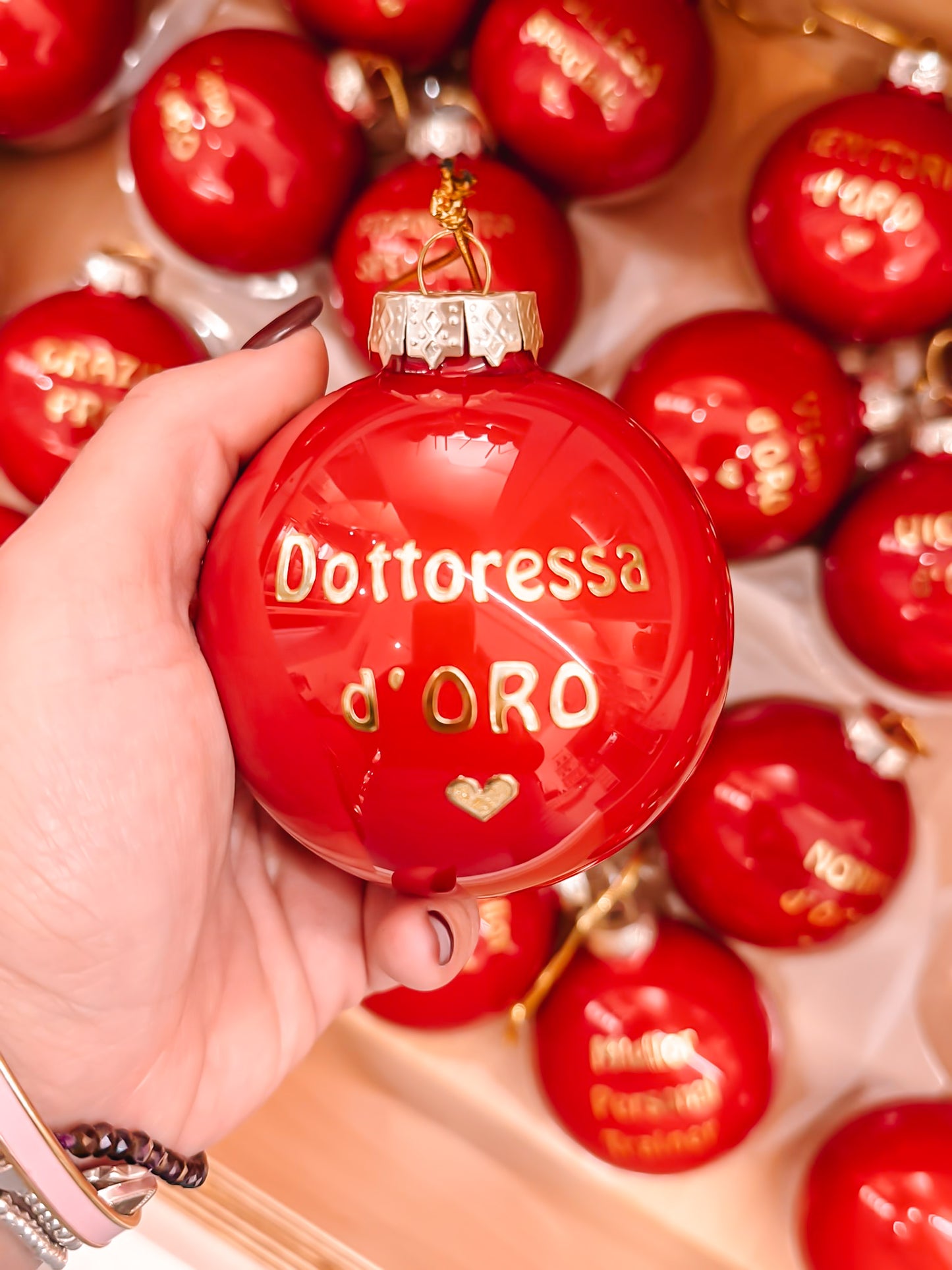 Pallina media con dedica