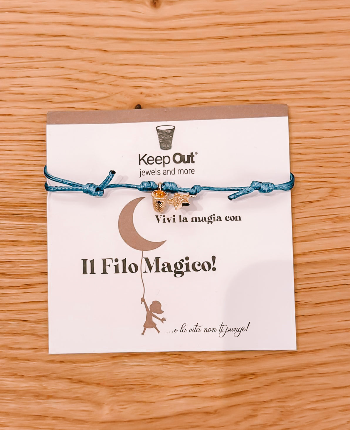 Braccialetto filo magico stella