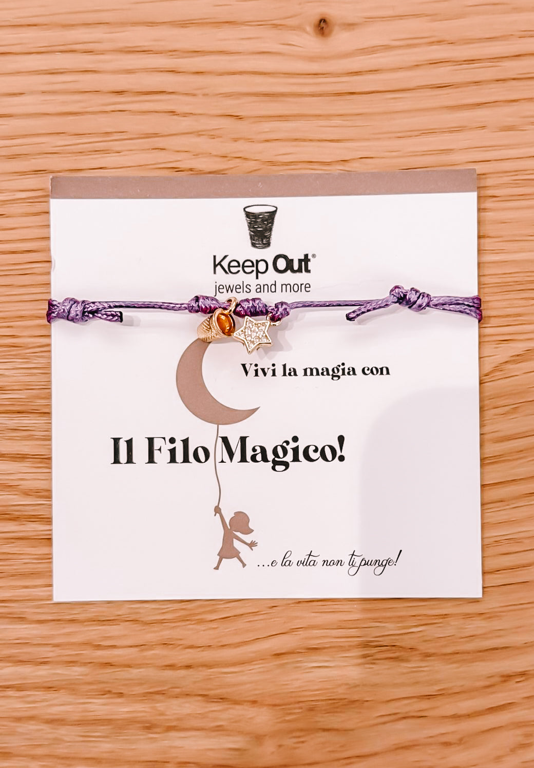 Braccialetto filo magico stella