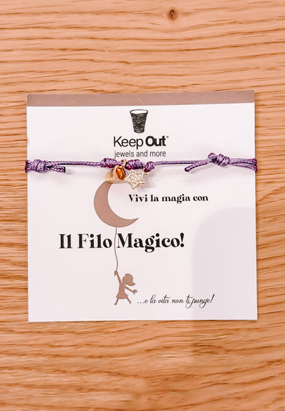 Braccialetto filo magico stella